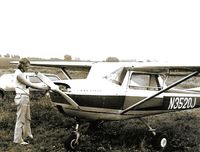 N3520J - Pre-flight at Kansas City Suburban Airport / Bonner Springs Airport (abandoned now) in 1973. - by Jay Stewart