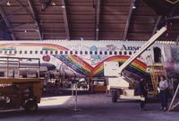 N243FE @ PAE - Ansett (VH-RML) to Federal Express (N243FE) inspection, Everett, Washington 1989 - by Nigel Mahood
