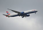 G-STBA @ EGLL - Boeing 777-336/ER on finals to London Heathrow. - by moxy