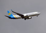 UR-UIA @ EGLL - Boeing 737-8KV on finals to London Heathrow. - by moxy
