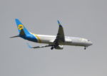 UR-UIA @ EGLL - Boeing 737-8KV on finals to London Heathrow. - by moxy