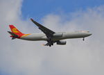 B-8678 @ EGLL - Airbus A330-343 on finals to London Heathrow.