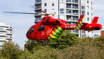 G-LNDN - Lifting out of a local park.