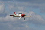 C-GSEV @ CYXX - Landing on 19 for pilot briefing and departure to take part in  OPERATION INSPIRATION  in memory of Cpt. Jennifer Casey and in support of Canada's  SNOWBIRDS  - by Guy Pambrun