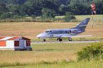129 @ LFRJ - Dassault Falcon 10 MER, Take off run rwy 08, Landivisiau naval air base (LFRJ) Tiger Meet 2017 - by Yves-Q