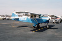 N3464Z @ DXE - Dexter, MO 03/28/1986 - by John Williams