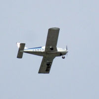 F-GMAB - Flying over Prunay en yvelines / France.
awfully noisy, loitering below 500ft, bothering everybody.
He should be reported to the DGAC. - by Jean Martain