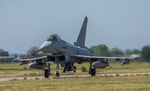ZK429 @ EGXC - Taxiing for a sortie taken from crash gate 1. Roast pigeon anyone? - by Steve Raper
