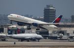 N136DL @ KLAX - LAX 2016 - by Florida Metal