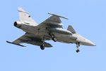 9238 @ LFRJ - Saab JAS-39C Gripen, On final rwy 08, Landivisiau Naval Air Base (LFRJ) Tiger Meet 2017 - by Yves-Q
