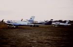 D-EAXU @ EGJJ - At Jersey airport early 1970's.
Scanned from slide. - by kenvidkid