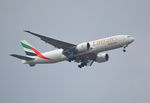 A6-EFS @ EGLL - Boeing 777-F1H on finals to 9R London Heathrow.