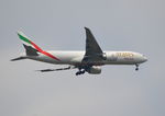 A6-EFS @ EGLL - Boeing 777-F1H on finals to 9R London Heathrow.
