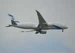 4X-ERB @ EGLL - Boeing 787-8 Dreamliner on finals to 9R London Heathrow. - by moxy