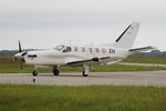 95 @ LFRJ - Socata TBM-700A, Taxiing to parking area, Landivisiau Naval Air Base (LFRJ) Tiger Meet 2017 - by Yves-Q