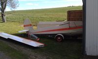N2411W - Schweizer 2-22 on trailer - by Nathan Kramer
