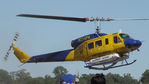 N234PH @ YBUD - Stbd view of McDermott Aviation Bell 214B-1 Biglifter N234PH Cn 28050 ‘arrival’ at Bundaberg Airshow at Bundaberg Airport YBUD on 16Jul2005. Equipped with ‘under-cabin’ water tank, with ‘pick-up’ hose retracted.