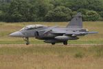 9820 @ LFRJ - Saab JAS-39D Gripen, Landing rwy 26, Landivisiau Naval Air Base (LFRJ) Tiger Meet 2017 - by Yves-Q