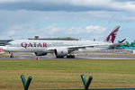A7-ALP @ EIDW - Lining up r/w 28