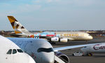 A6-APC @ KJFK - Taxi to ramp JFK - by Ronald Barker