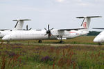 D-ABQA @ LZIB - Eurowings De Havilland Canada Dash 8-402Q - by Thomas Ramgraber