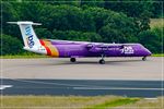G-JEDW @ EDDR - De Havilland Canada DHC-8-402Q, - by Jerzy Maciaszek