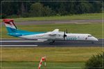 LX-LQJ @ EDDR - De Havilland Canada DHC-8-402Q, - by Jerzy Maciaszek