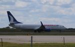 TC-JFJ @ EGSS - Departing STN for Istanbul - by AirbusA320