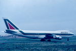 I-DEMU @ LMML - B747 I-DEMU Alitalia - by Raymond Zammit