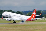G-FBEK @ EGSH - Landing at Norwich. - by Graham Reeve