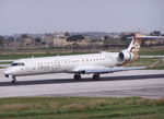 5A-LAB @ LMML - Bombardier CRJ900ER 5A-LAB Libyan Airlines - by Raymond Zammit