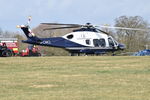 G-CMCL @ EGBC - G-CMCL at Cheltenham Racecourse.