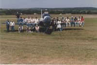 53-6011 - Photo of same aircraft (once NASA-owned) with Airframe & Powerplant Class in May of 1987 (Tulsa Airpark Campus-now closed).  Aircraft believed flown by Mercury Astronauts during late 50s-early '60s for flight proficiency.  Still investigating this fact. - by Mark Cearley