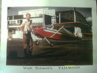 N123W @ SLC - dad  with N123W in 1962 sport aviation article - by barbara teinert