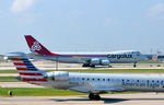 LX-VCH @ KORD - Takeoff O'Hare     City of Dudelange