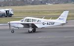 G-AZSF @ EGBJ - G-AZSF at Gloucestershire Airport.