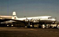 XA-JOS @ LAX - While working for PanAm we also serviced CMA/Mexican at LAX. They were always interesting to deal with.
This is shot from Taxiway while driving PanAm jeep. - by T C Butz