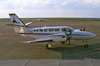 G-FIND @ GCI - In Air Corbiere livery at GCI in 1993 - by Robin Edmonds