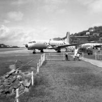 VP-LIW - a family picture, taken in 1974 or 1975 in St Lucia, or possibly en route to St Lucia from another island. - by Richard Cross