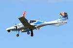 G-FFMV @ EGSH - Landing at Norwich. - by Graham Reeve