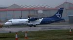 G-ISLK @ EGSH - Emerging in wet conditions the new livery for Blue Island - by AirbusA320