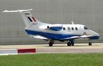 ZM337 @ EGSH - Parked on the SaxonAir ramp shortly after arrival from RAF Cranwell (CWL).
