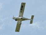 G-BYBM @ EGFH - Resident aircraft on finals to Runway 22. - by Roger Winser