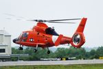 6558 @ KHKY - Aerospatiale HH-65C Dolphin of the USCG at the Hickory regional airport - by Ingo Warnecke