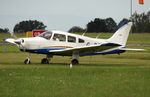 G-BSSC @ EGSH - Starting up on the GA apron for a training flight.