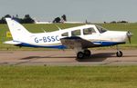 G-BSSC @ EGSH - Departing on a training flight.