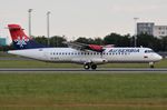 YU-ALP @ LKPR - Arrival of Air Serbia ATR72 - by FerryPNL