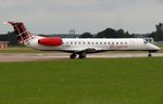 G-SAJF @ EGSH - Clann MhicDhuibh turning onto RWY 27 for departure to Aberdeen (ABZ).