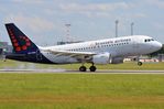 OO-SSU @ LKPR - Brussels A319 touching-down - by FerryPNL