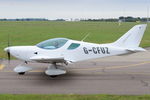 G-CFUZ @ EGSH - Leaving Norwich.